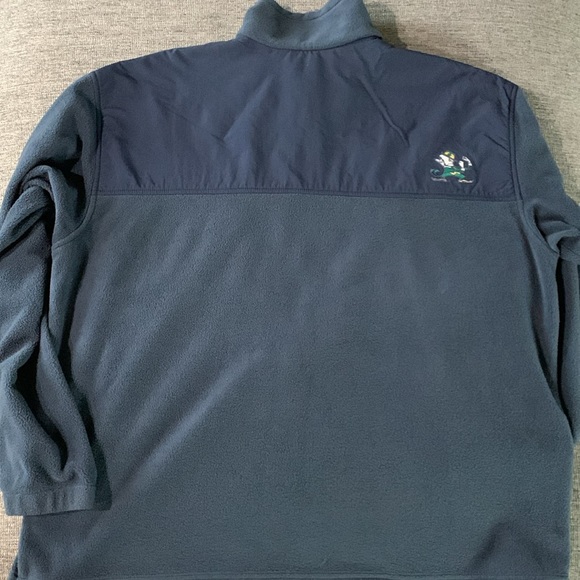 Columbia Navy Notre Dame Fighting Irish Full-Zip Jacket - Picture 2 of 6